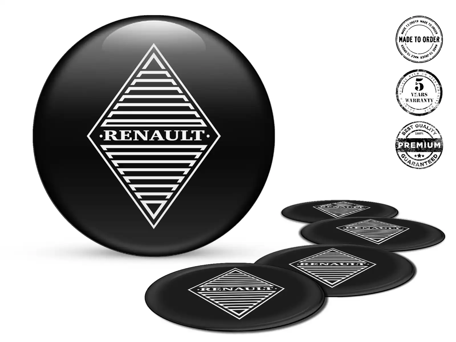 Renault Raddekal Stil Rennsport-Silikon-Badges